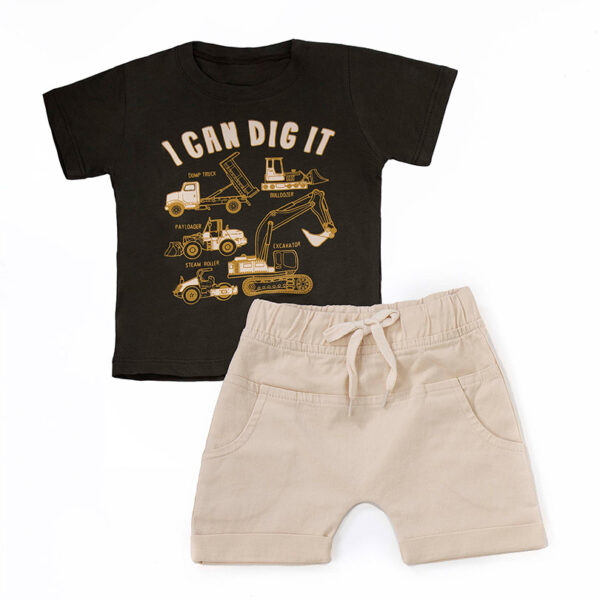 Conjunto Camiseta y Short Juegos de Maquinarias